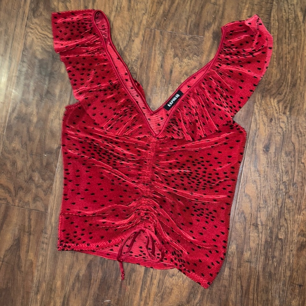 EXPRESS ruffle top
